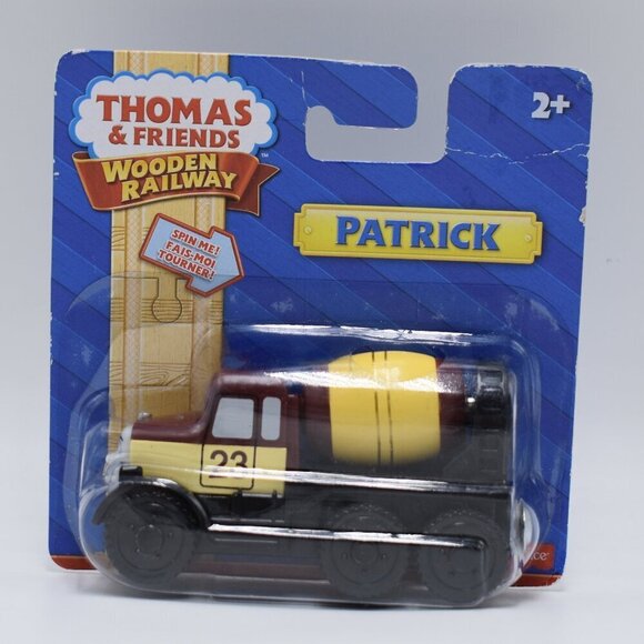Thomas & Friends Fisher Price Other - Patrick 23 Cement Mixer Spin Me Thomas & Friends Wooden Railway Train Engine New